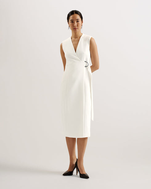 MOLENAA-Dresses-Tailored Midi Dress- Ted Baker Romania